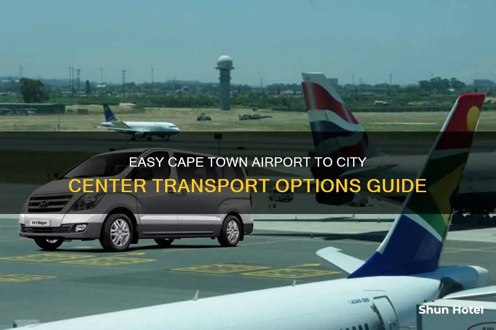 how get from cape twon airport to city center