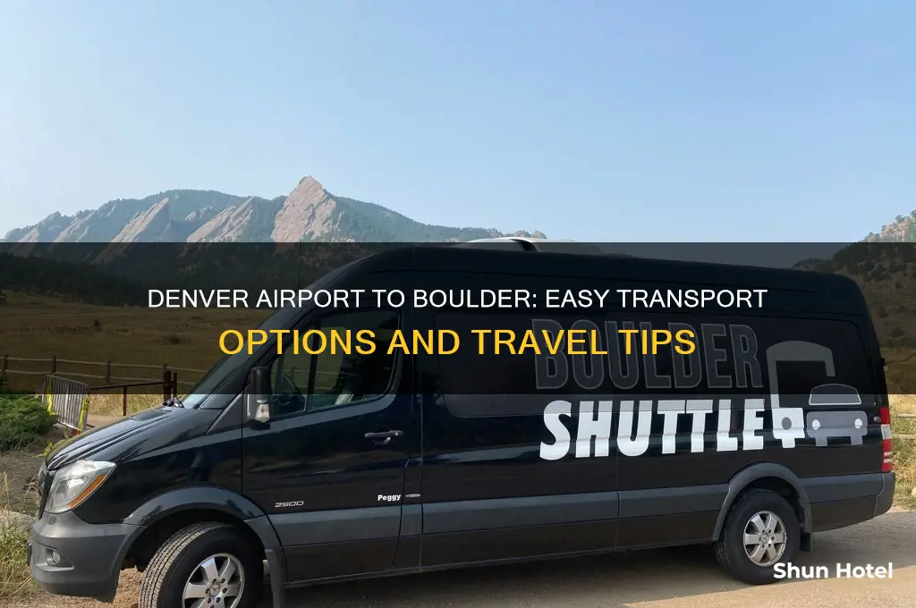 how get from denver airport to boulder