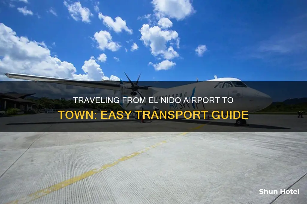 how get from el nido airport to town