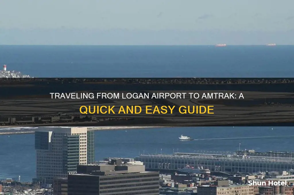 how get from logan airport to amtrack train