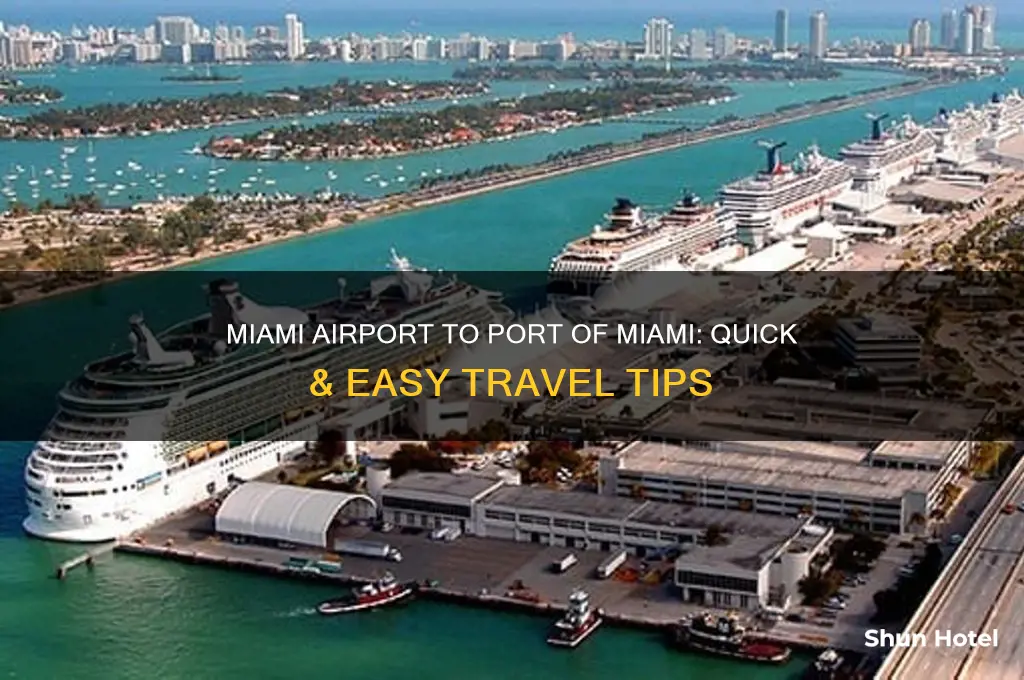 how get from miami airport to port of miami