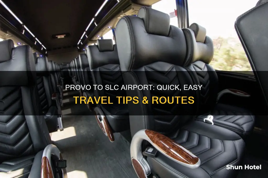 how get from provo ut to slc airport