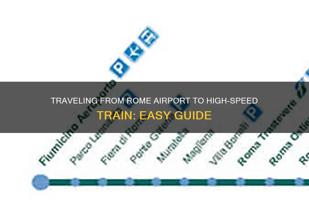 how get from rome airport to highspeed train