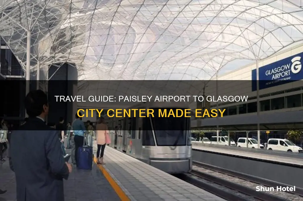 how get paisley airport to glascow