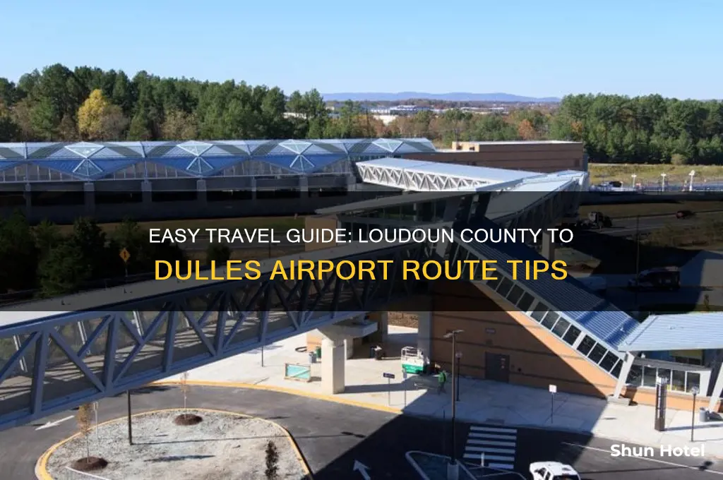 how get to dulles airport from loudoun county