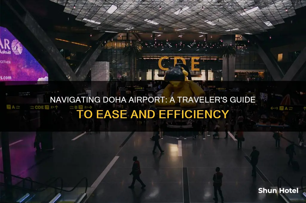 how hard is it to get around doha airport