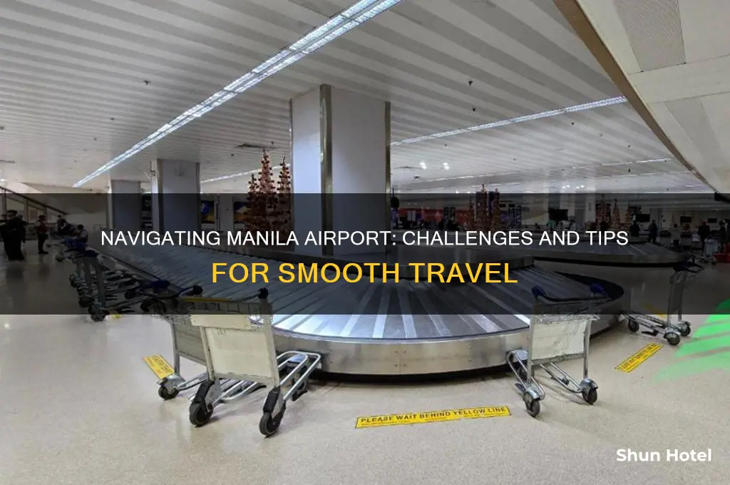 how hard is it to get around the manilla airport
