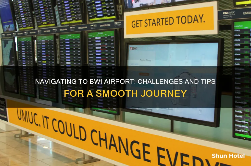 how hard is it to get to bwi airport