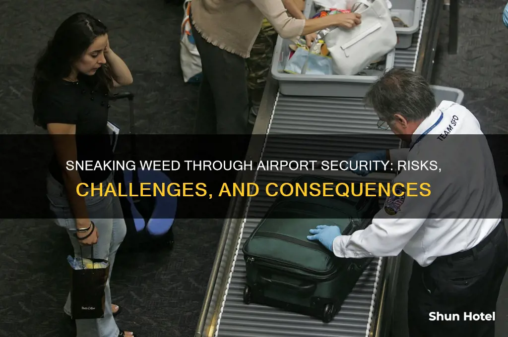 how hard to get pot through airport security