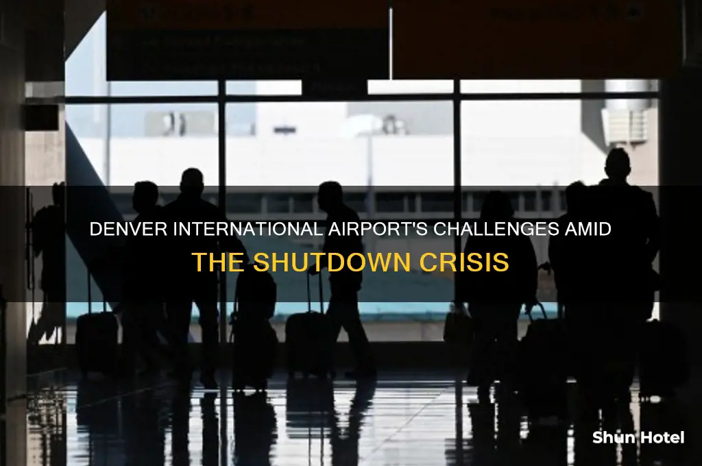 how has the shutdown affected denver international airport