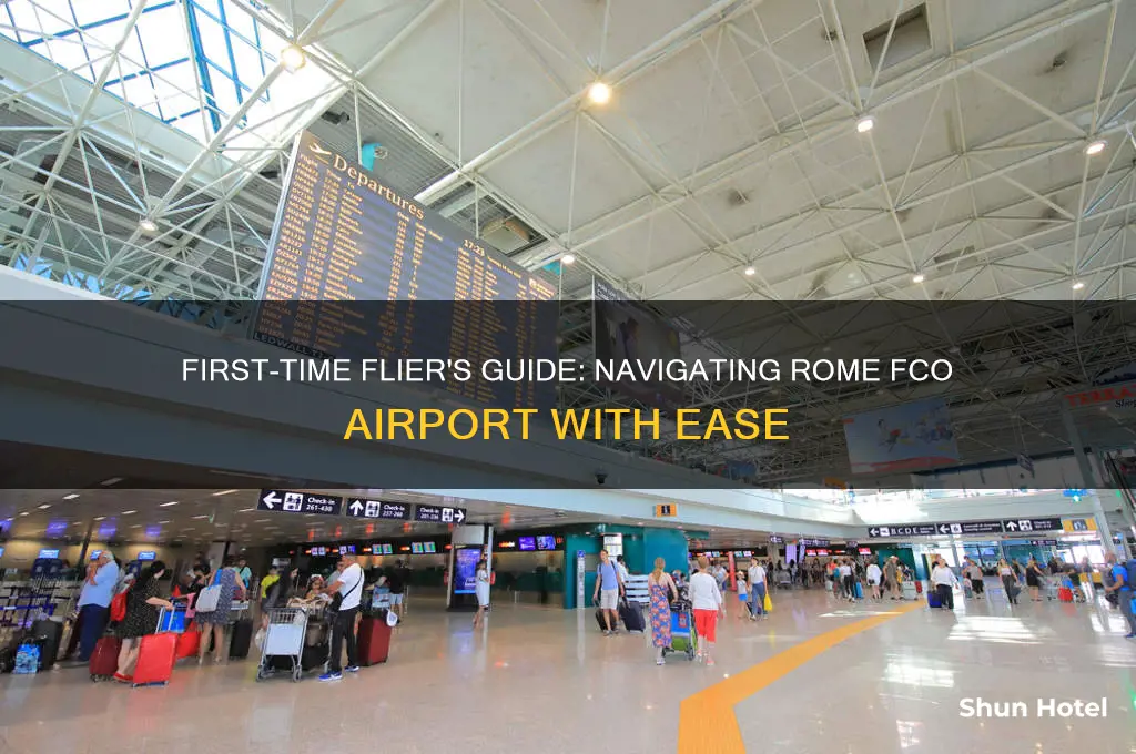 how is fco airport for first time flier
