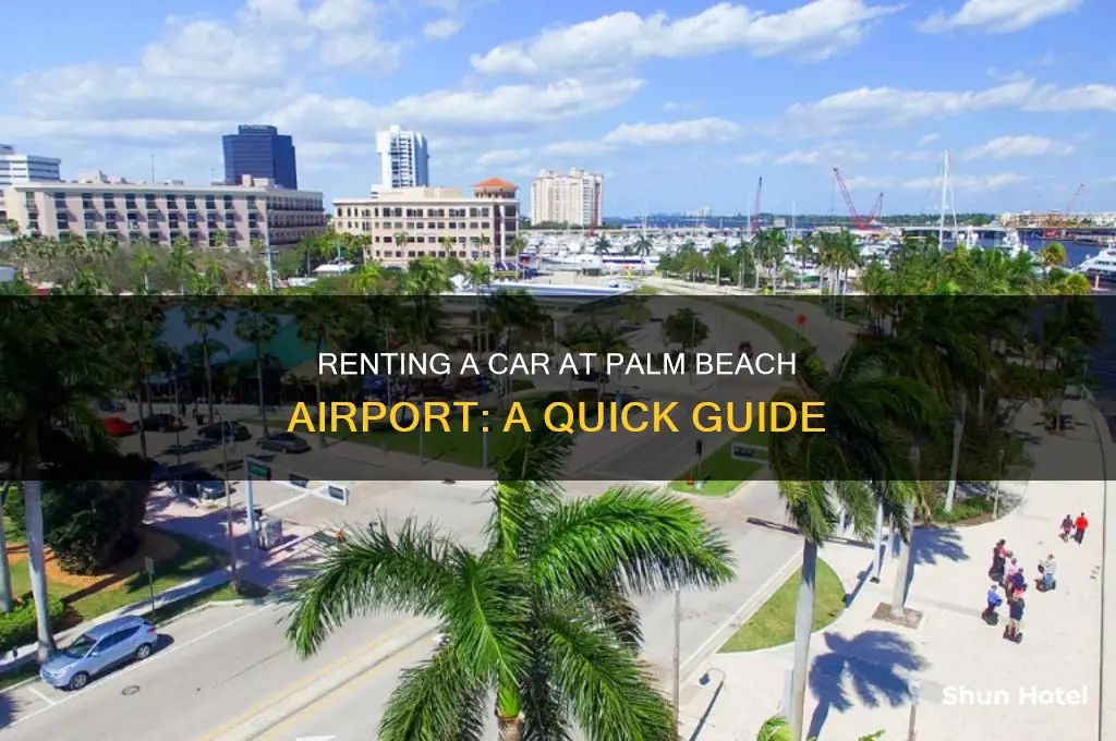 how is getting a rent car at palm beach airport