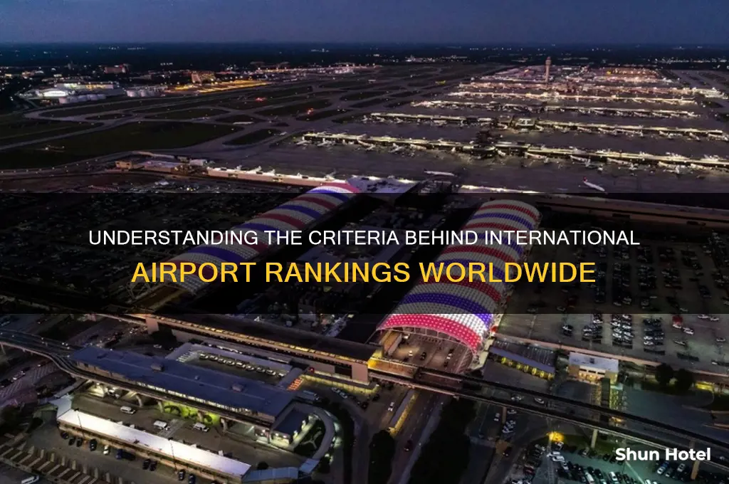 how is the ranking of international airports done