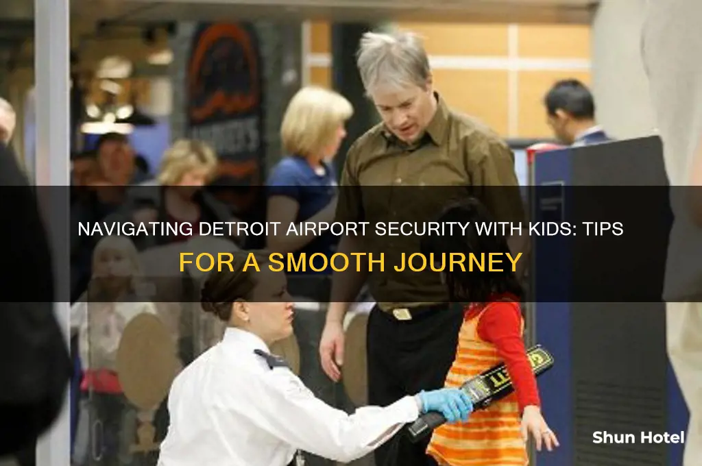 how kid gets through airport security detroit mi