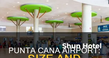 how large is the airport in punta cana dominican republic
