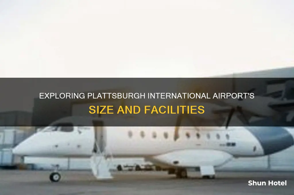 how large is the plattsburgh international airport