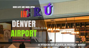 Denver Airport Bar Hours: Late-Night Drinks Before Your Flight?