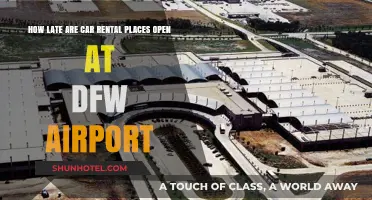 DFW Airport Car Rental Hours: Late-Night Options for Travelers