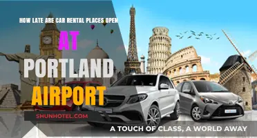 Portland Airport Car Rental Hours: Late-Night Options for Travelers