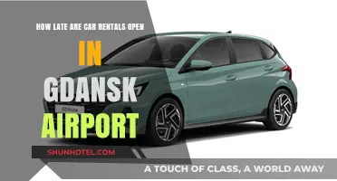 Late-Night Car Rentals at Gdansk Airport: Hours and Tips