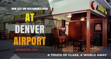 Denver Airport Dining: Late-Night Restaurant Hours for Travelers