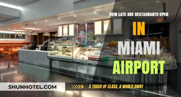 Miami Airport Dining Hours: Late-Night Restaurant Options for Travelers