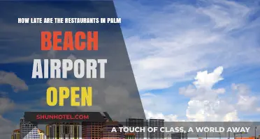 Palm Beach Airport Restaurant Hours: Late-Night Dining Options Guide