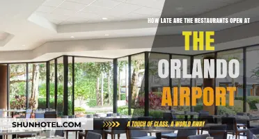 Orlando Airport Dining Hours: Late-Night Restaurant Options for Travelers