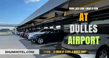 Car Rental at Dulles: Late-Night Options