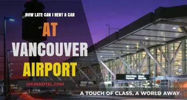 Car Rental Options at Vancouver Airport for Late Arrivals