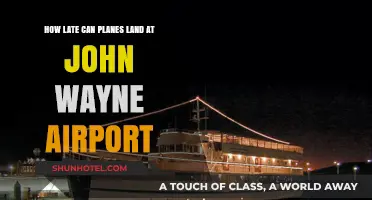 John Wayne Airport: Late Night Landing Restrictions