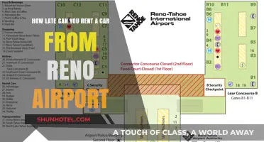 Reno Airport Car Rentals: Late-Night Options