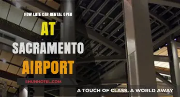 Sacramento Airport Car Rental Hours: Late Night Options Explained