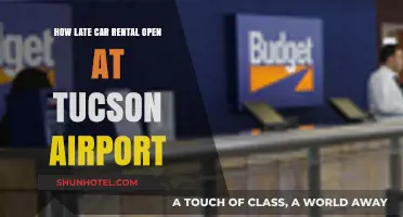 Tucson Airport Car Rental Hours: Late-Night Pickup Options Explained