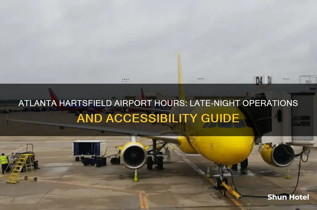 how late does atlanta hartsfield airport stay open