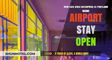 Enterprise Car Rental Hours at Portland Maine Airport: Late Night Options