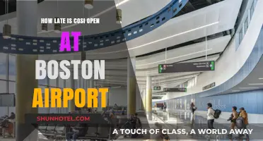 Cosi Boston Airport Hours: Late-Night Dining Options for Travelers