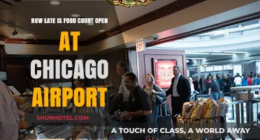 Chicago Airport Food Court Hours: Late-Night Dining Options Revealed