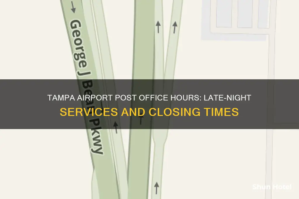 how late is tampa airport post office open