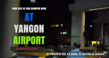 Yangon Airport Taxi Counter Hours: Late-Night Travel Guide
