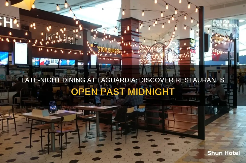 how late restaurants in laguardia airport open