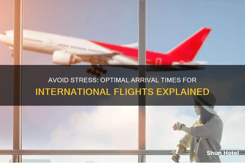 how late to get to an airport for international flight