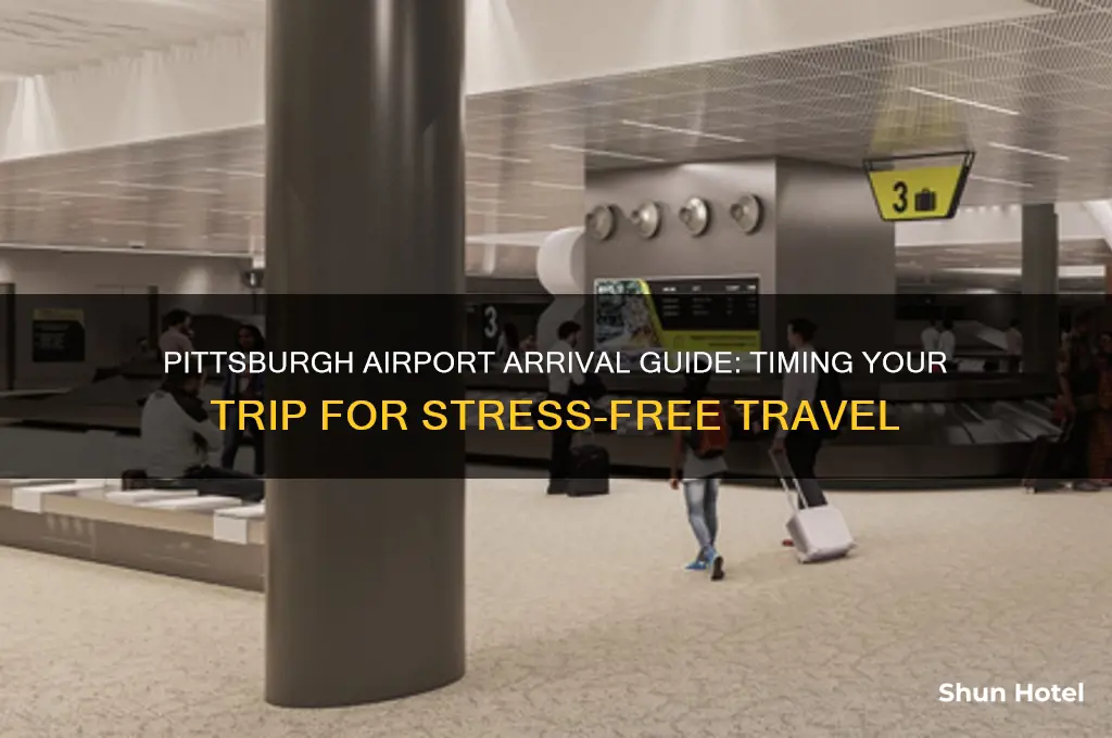 how long ahead should i get to pittsburgh airport