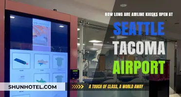 Seattle-Tacoma Airport Kiosk Hours: When Are Self-Service Check-Ins Available?