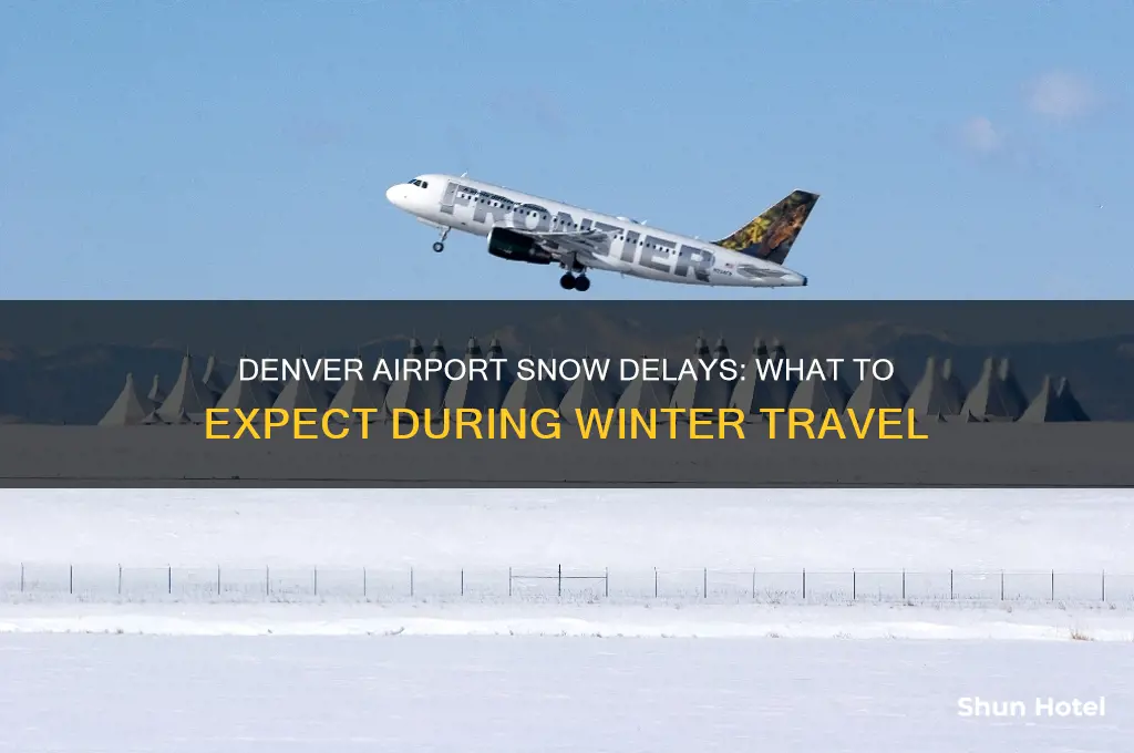 how long are snow delays at denver international airport