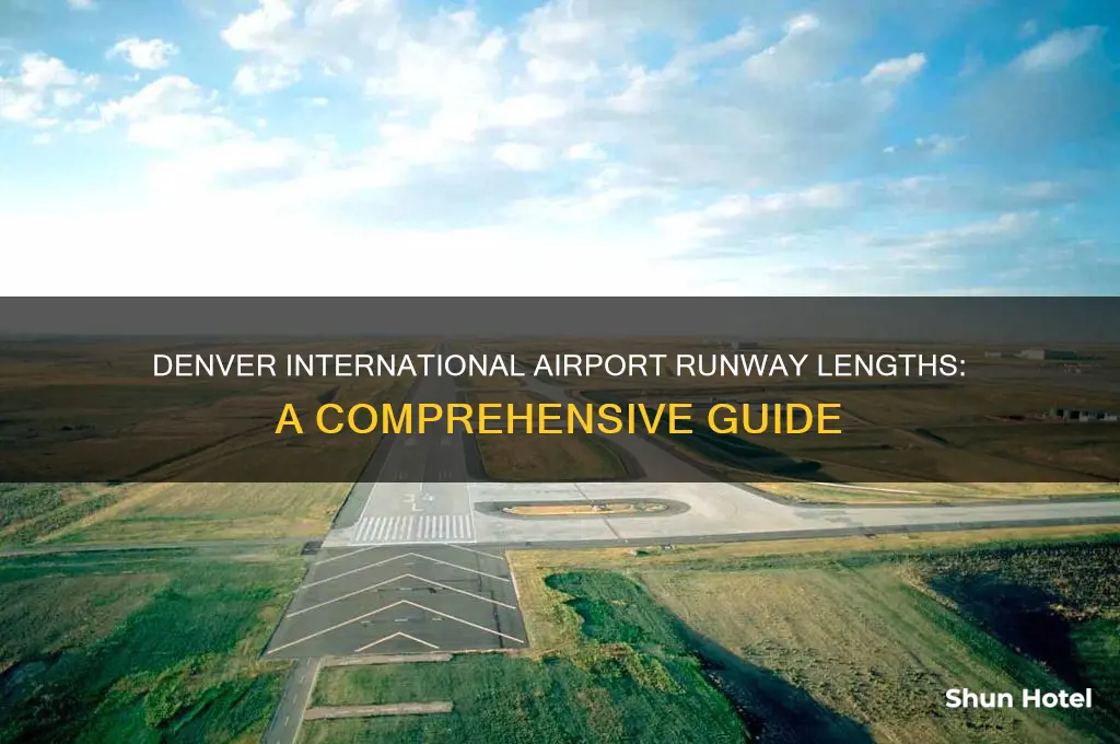 how long are the runways at denver international airport