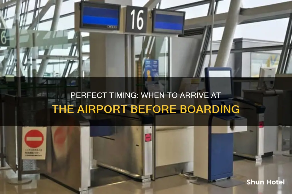 how long before boarding to get to airport