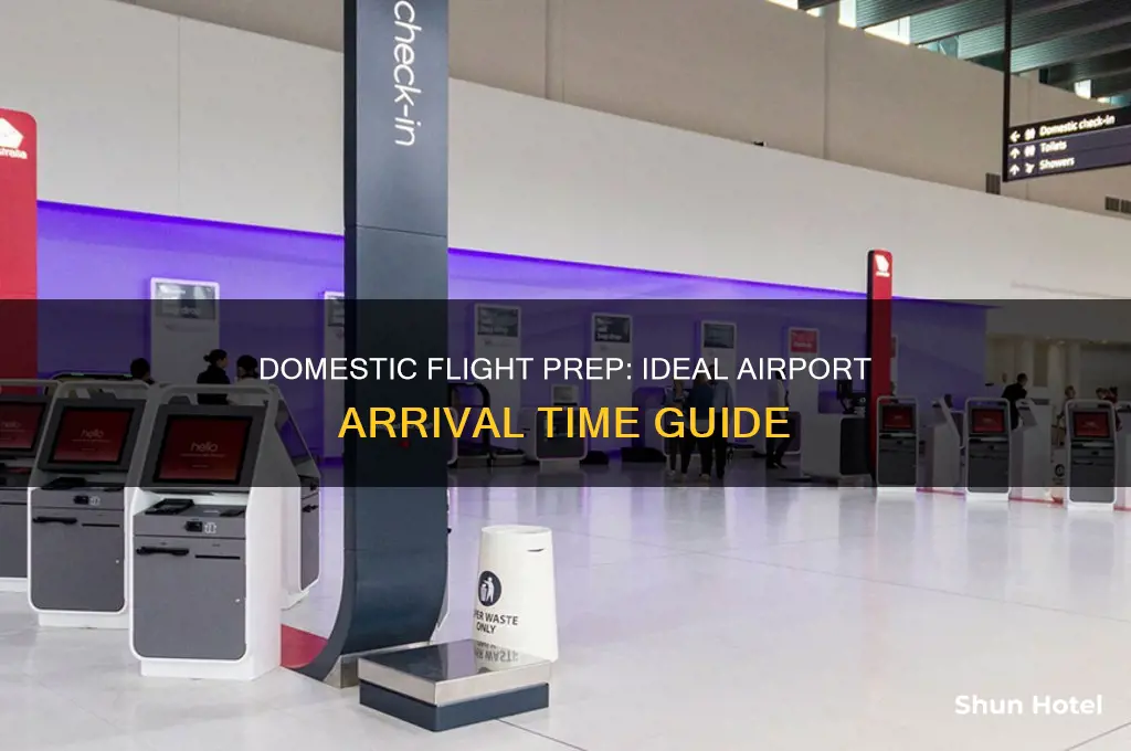 how long before flight to get to airport domestic