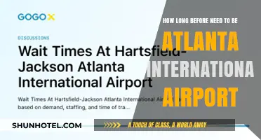 How Early Should You Arrive at Atlanta International Airport?