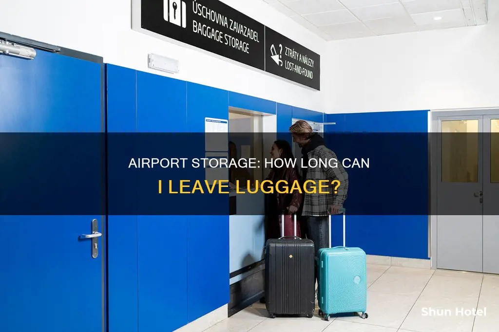 how long can i leave my luggage at the airport